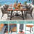  68.9" Acacia Wood Dining Table
