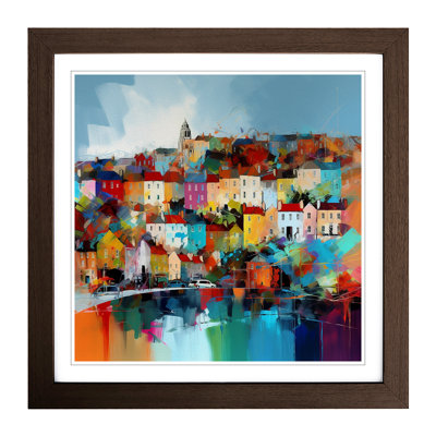 City Of Bristol Abstract Art - Framed Print
