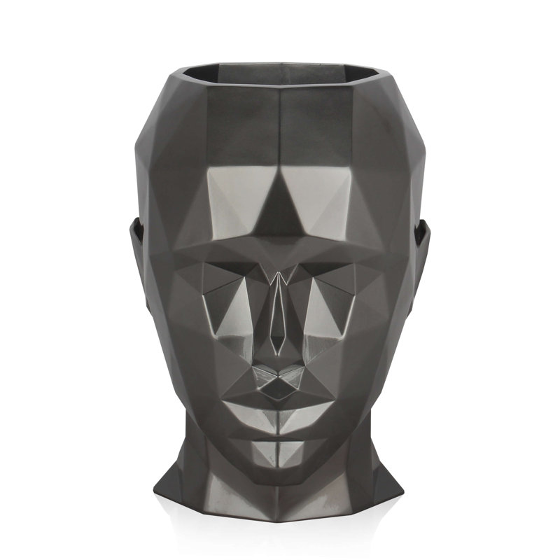 Perse Handmade Table Vase, Anthracite