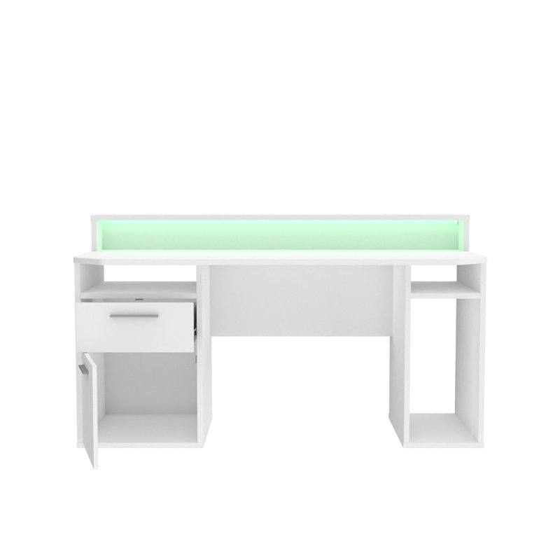 Bottorff Computer Desk, White Matt