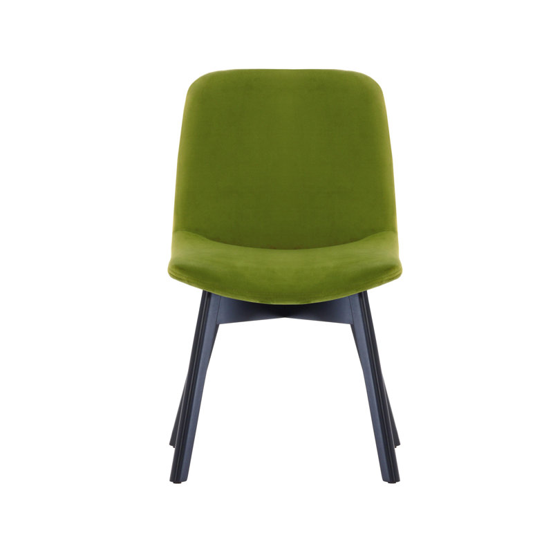 Jada 137.2cm H Velvet Upholstered Side Chair, Light Green