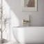 1 Handle Bathroom Roman Tub Faucet with Diverter-98770683