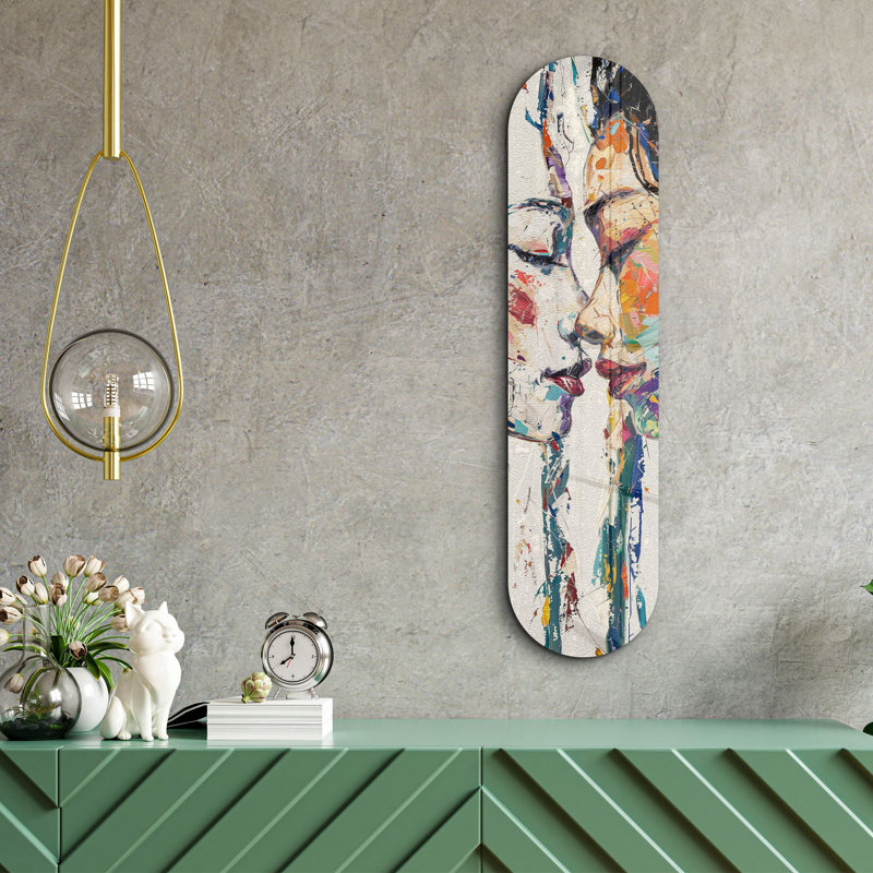 Peinture décorative en verre trempé