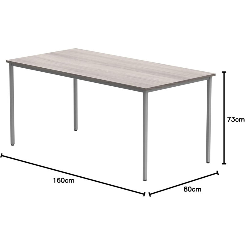 MDF Steel Writing Desk