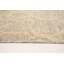 Tapis zone de laine 9 pi x 9 pi 9 po noué la le plus ushak de couleur beige à la main one-of-kind Vada