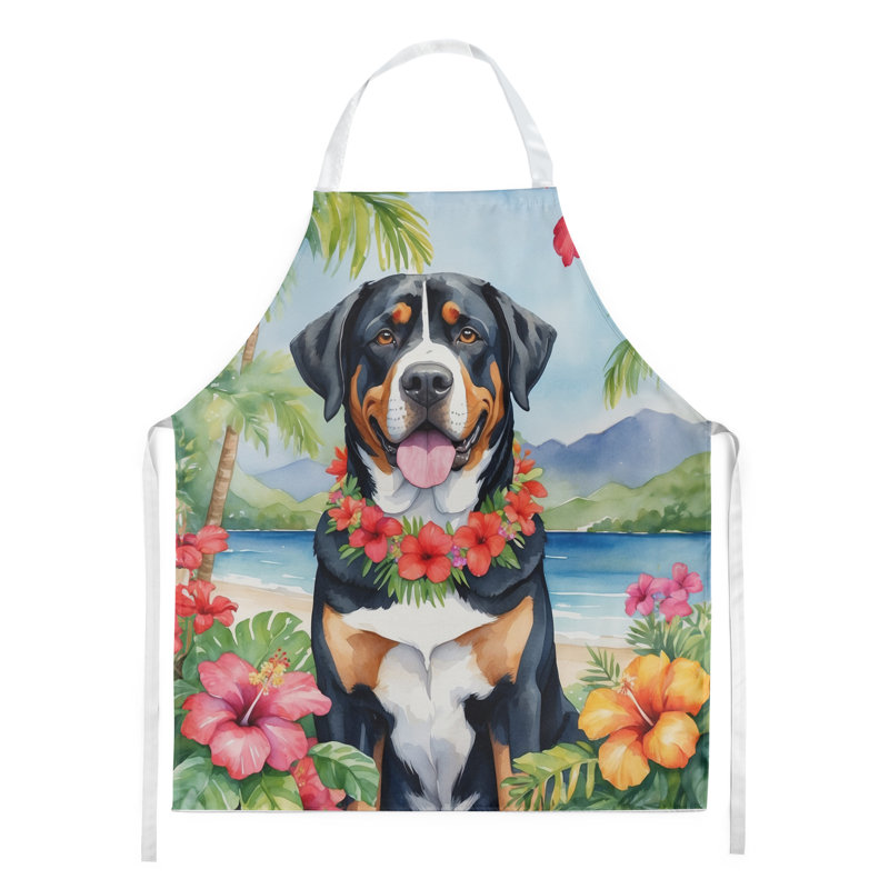 Grand chien de montagne suisse, tablier Luau