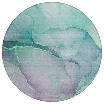 Tapis extérieur rond rond 8 po