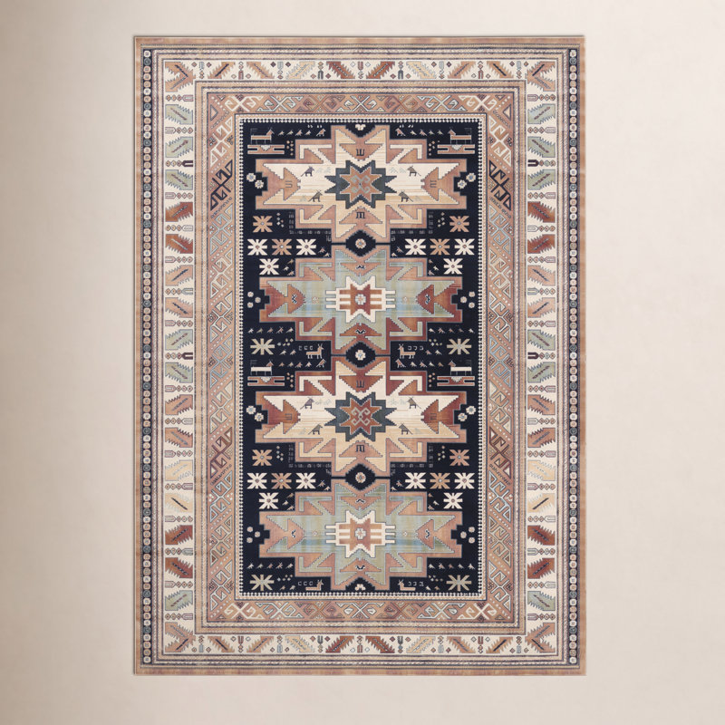 Ovid Viscose Indoor Rug, Rectangle 5'3" x 7'6"