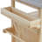 Farmhouse Outdoor Grill Table & Rolling Bar Cart - Solid Wood Kitchen Island with Stainless Steel Top, Storage Cabinet, Spice & Towel Racks-865955450