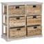 Commode décorative à 6 tiroirs en bois massif Painswick-956809227