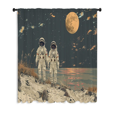 Rideau transparent en polyester Ekkard