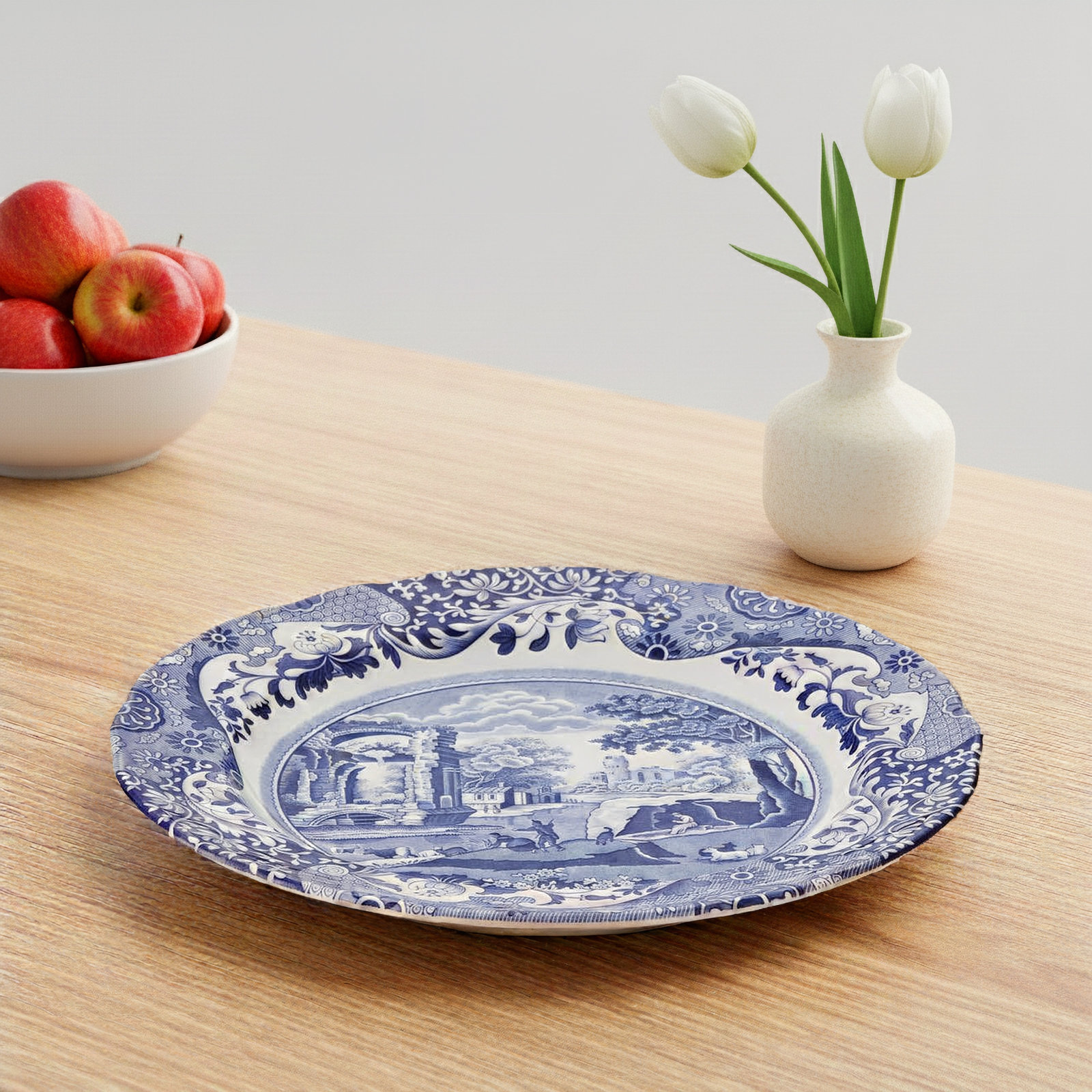 Blue Italian 11" Dinner Plate