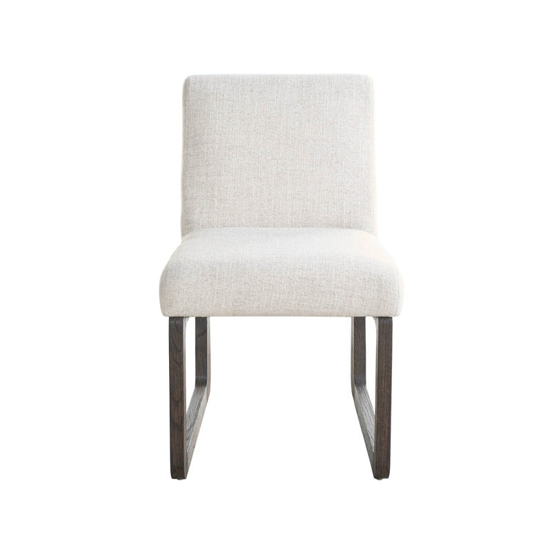 Modern Upholstered Dining Chair, Brown