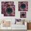 Noir et lune mauve - reproduction d'art moderne et contemporaine sur toile-1772027014-1772027015