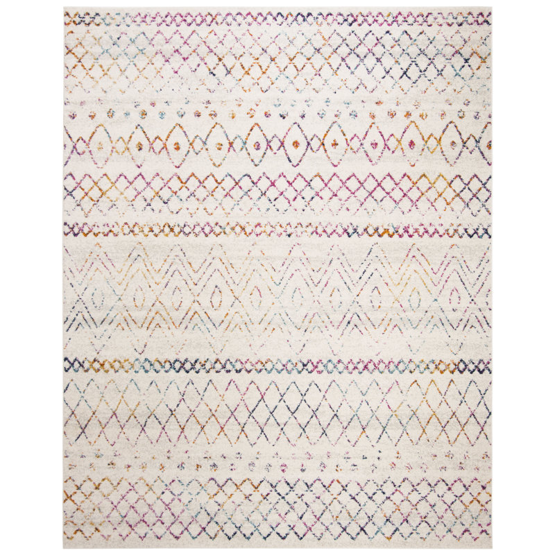Desma Ivory/Multicolor Rug, Rectangle 235 x 305cm