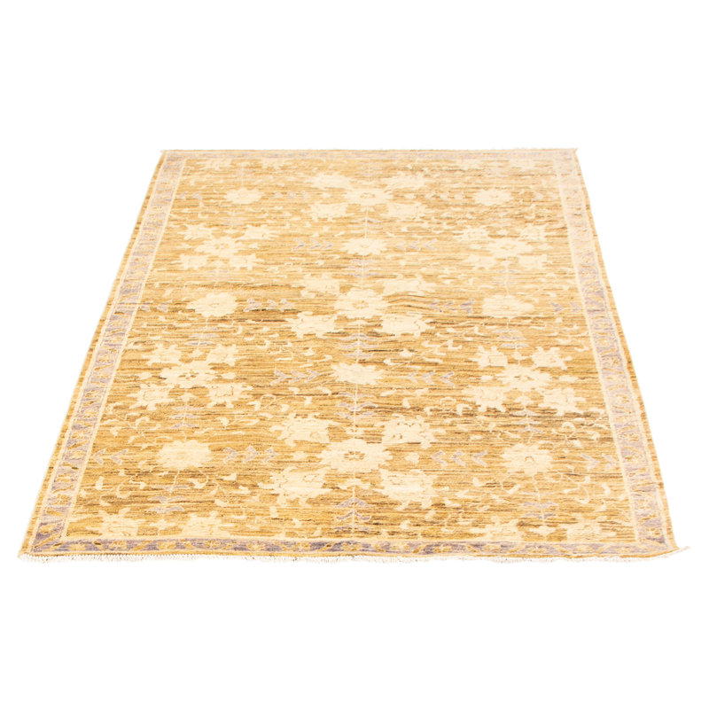Tapis brun Peshawar Oushak 5 pi 4 po x 7 pi 10 po