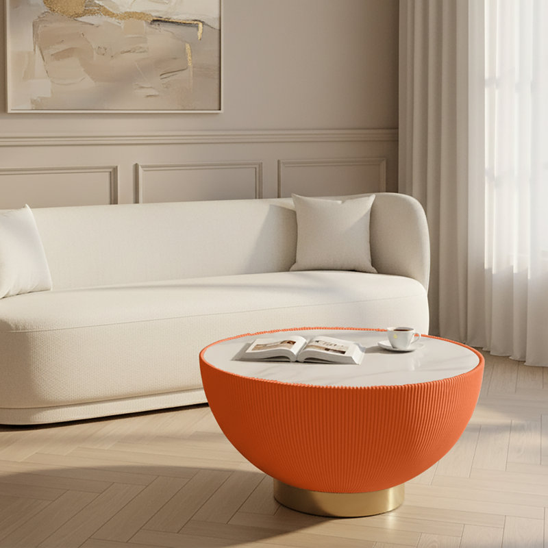 Table basse 28 po Anderson, Orange