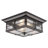2 - Bulb Outdoor Flush Mount