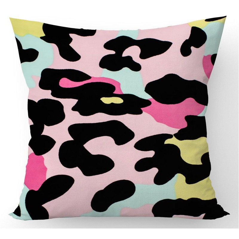 Styron Animal Print Square Cushion