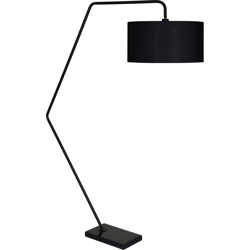 Charlse 65.25'' Black Arched Floor Lamp