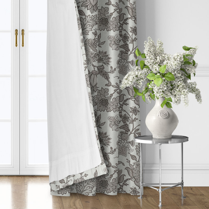 Ensemble de 2 rideaux en coton Bronte, L 20 po x L 108 po