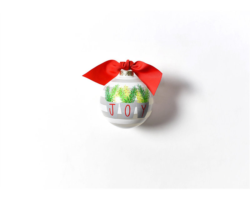 4" Glass Bauble