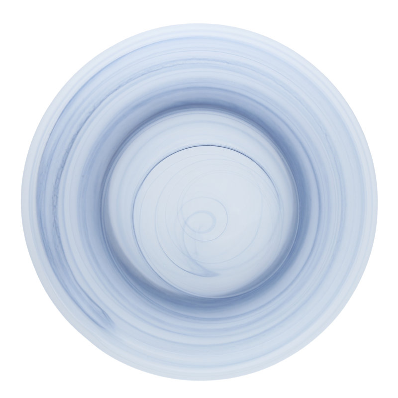 D&V La Jolla Amethyst 12.25" Service Plate, Set of 4, Ink Blue