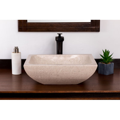 Natural Stone Vessel Bathroom Sink Redford Ojinaga Marble