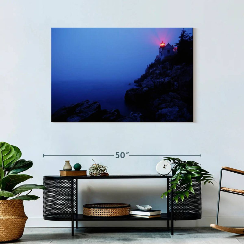 Gillard Acadia Lighthouse, 30" H x 45" W