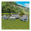 Canapé de jardin 3 places avec coussin