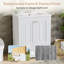 Meuble-lavabo moderne autoportant en bois massif 24 po, lavabo inclus-480866051-479757248