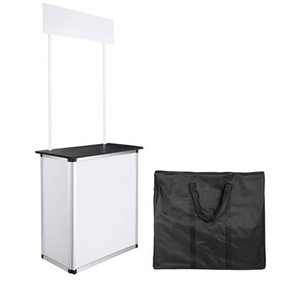 Table de comptoir promotionnelle autoportante