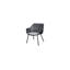 Vibe Black/Graphite Patio Lounge Chair