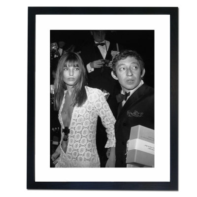 Serge Gainsbourg And Jane Birkin - Single Picture Frame Print