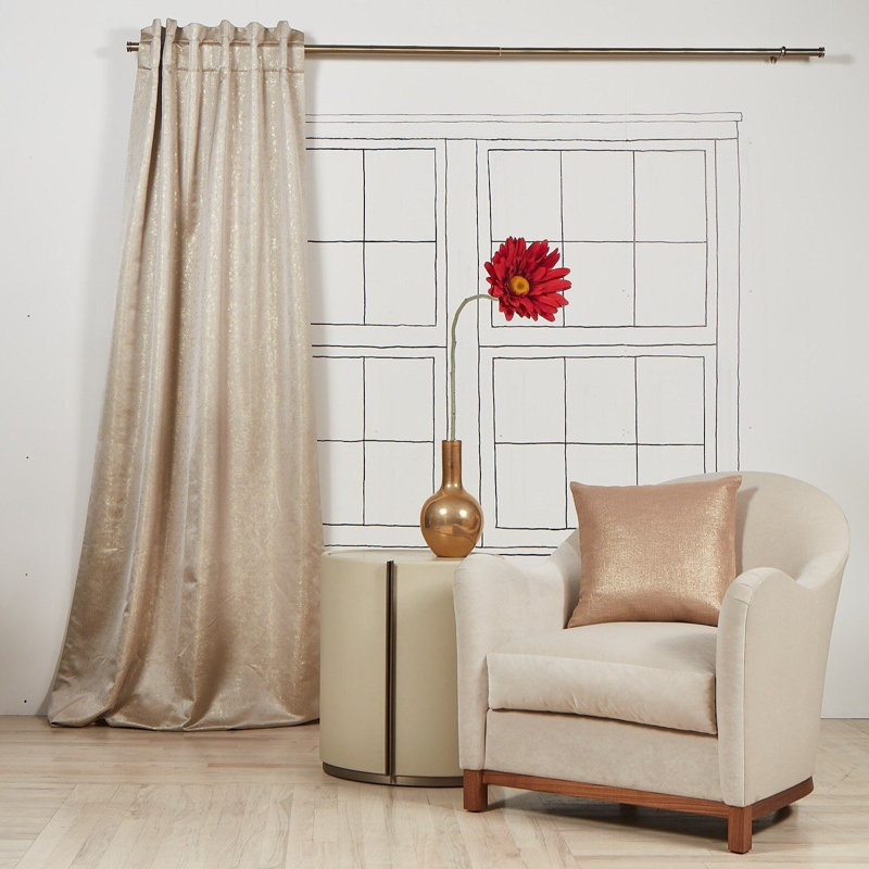 Aura Room Darkening Curtain, 50" W x 96" L