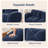 Everette 110" W x 43" D x 33" H Tufted Velvet Modular Sectional Sofa with Movable Ottoman-914230138-914230140