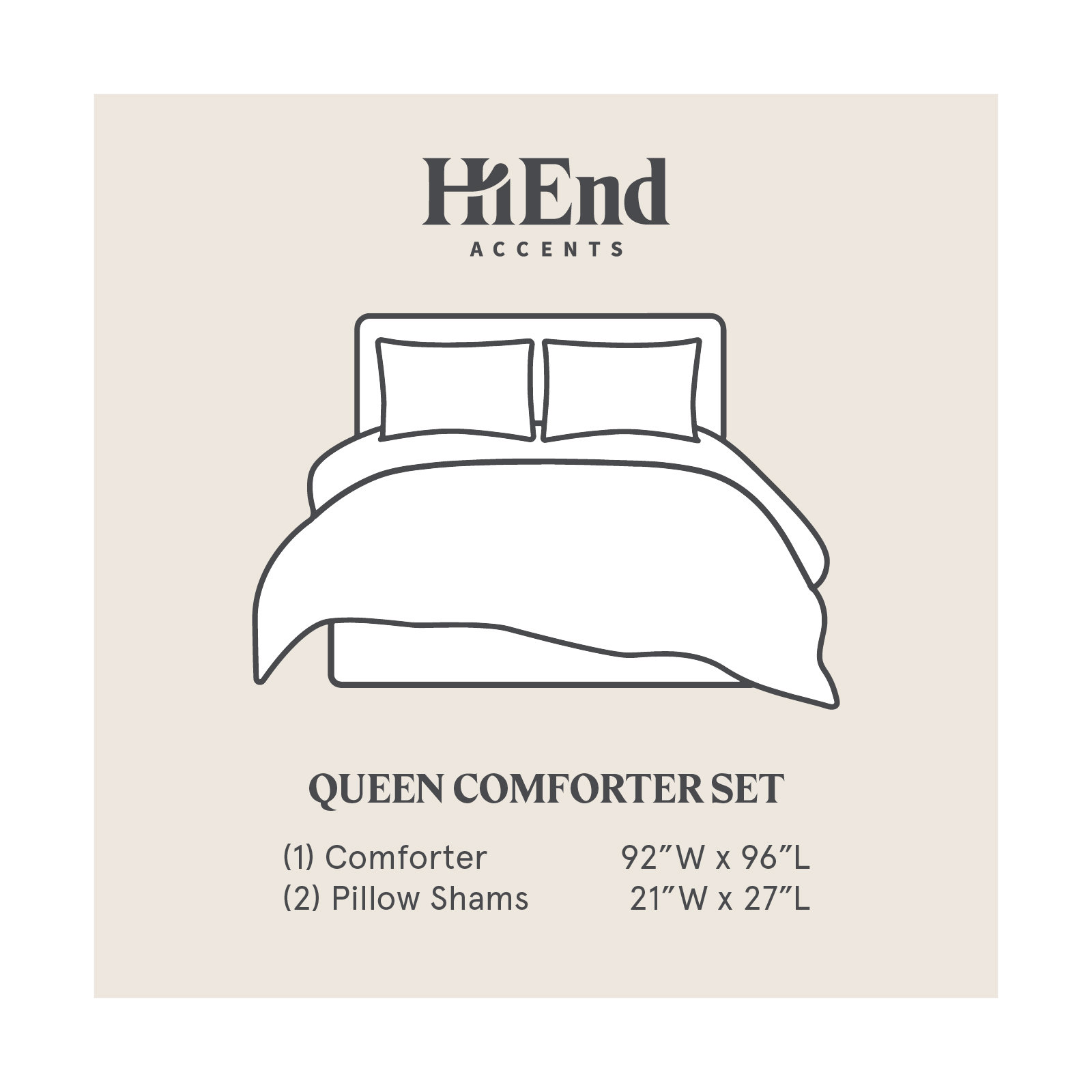 Tweed Solid Color Classic Modern Rustic Woven Comforter Set, Queen Comforter + 2 Standard Shams, Black