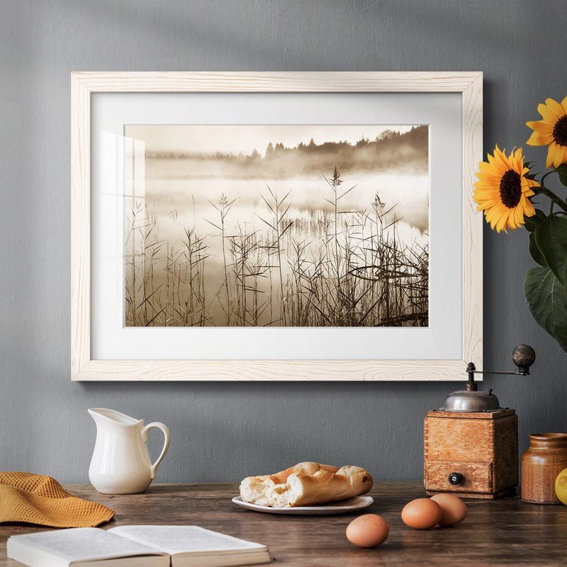 Doux sépia doux - impression d'un seul cadre photo, Blanc, H 18 po x l 26 po x P 1,5 po