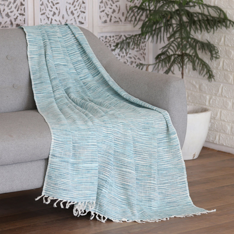Hand Woven Heated Throw Blanket