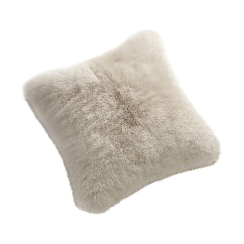Throw Pillow, Ivory, 32" H x 32" W x 6" D