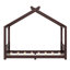 Lits simples en bois espresso peu encombrants pour enfants au design moderne