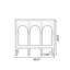 Walnut Solid + Manufactured Wood Rectangular Console Table