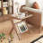 Minimalist Modern Light Walnut-coloured Ash Wood Side Table