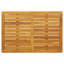  Ensemble de balcon avec coussin gris foncé, bois naturel