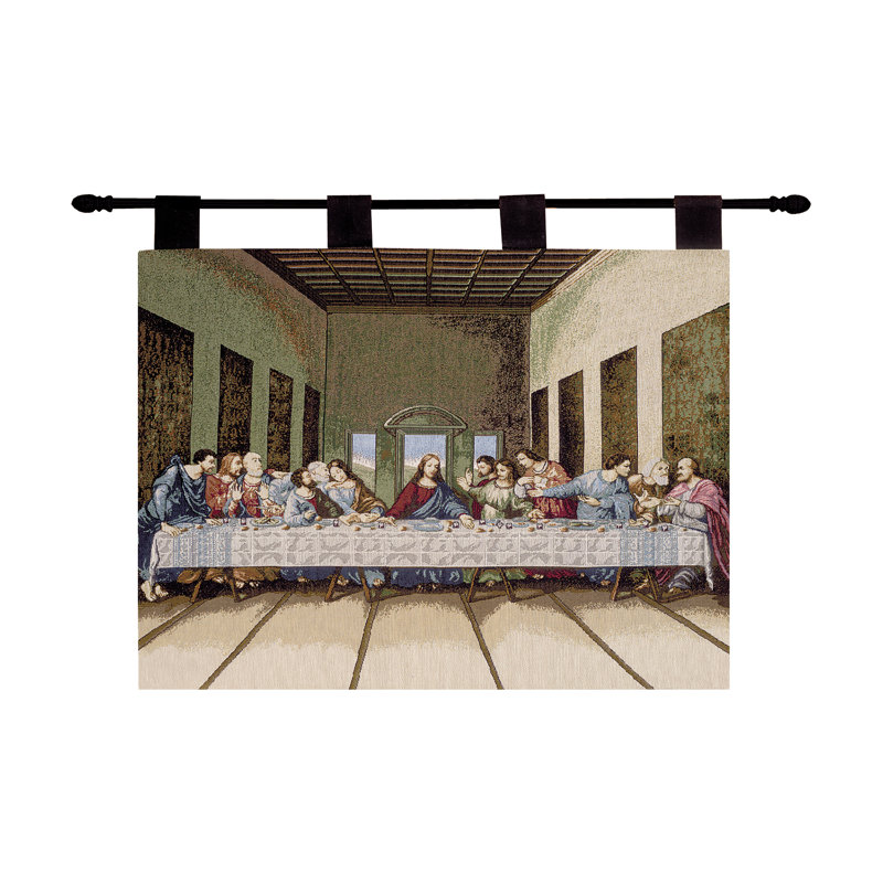 Le dernier supper tapisserie et le dernier support mural