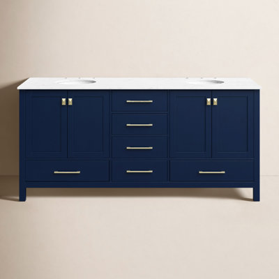 Irene 72'' Double Bathroom Vanity