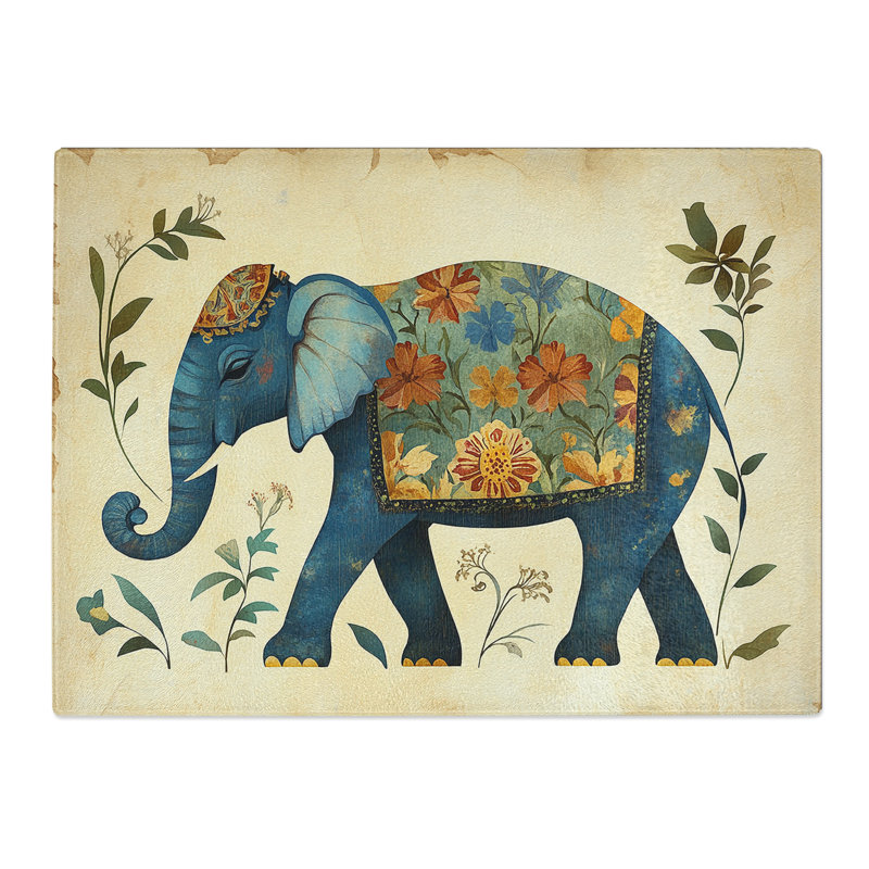 Elephant Vol.5  Glass Chopping Board