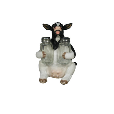Salière et poivrière de vache