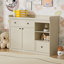 Commode à langer 47,24 "avec plateau amovible-1659271762
