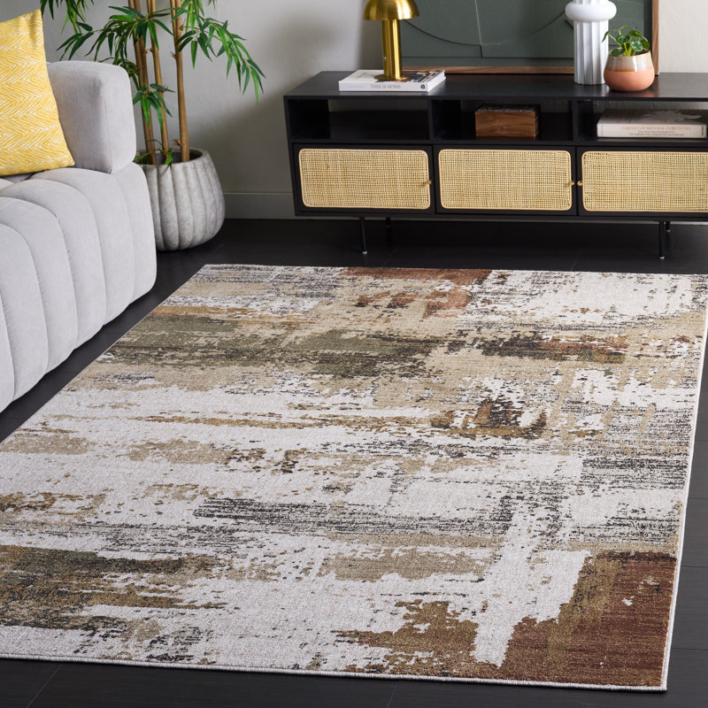 Tapis abstrait Marvel 630 Performance, Rectangle 5 pi 3 po x 7 pi 6 po